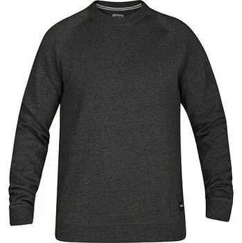 Pánská mikina Mikina Hurley CRONE CREW Black Heather velikost L