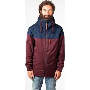 Bunda Alife and Kickin MR. DIAMOND JACKET Marine Burgundy velikost XXL