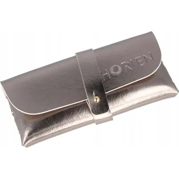 Pouzdro na brýle STŘÍBRNÉ Pouzdro NA BRÝLE HORIEN S ŘEMÍNKEM A PŘEZKOU