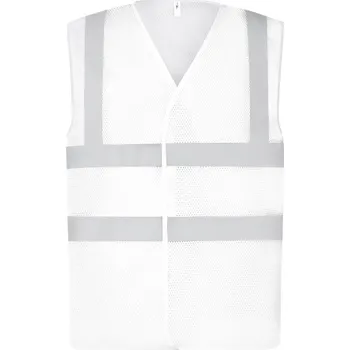 pracovní vesta Yoko Vesta HVW120 Hi-Vis, síťovaná, výstražná COT79W12000113-white 3XL Bílá