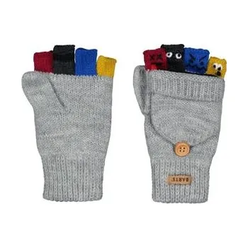 Čepice Rukavice Barts PUPPETEER BUMGLOVES Heather Grey velikost size 5