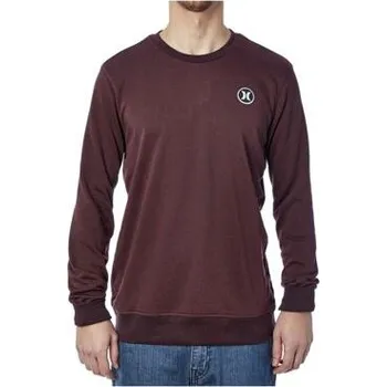 Pánská mikina Mikina Hurley DRI-FIT LEAGUE CREW FLEECE Mahogany velikost M