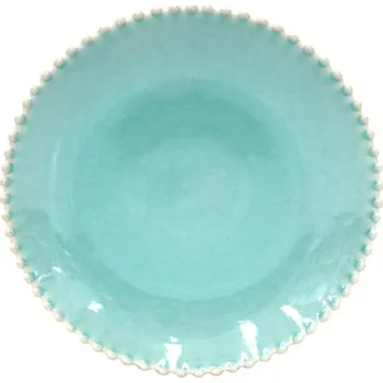 Talíř Talíř 28cm, PEARLAQUA, modrá (tyrkysová) (DOPRODEJ)|Costa Nova