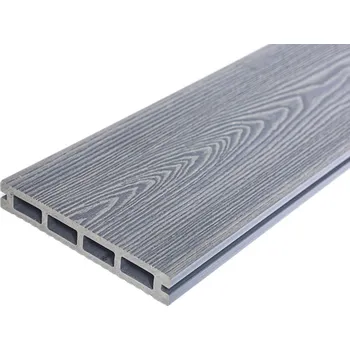 Terasové prkno ASKO a.s. Prkno terasové WPC Unvoc Wood, grafit, 23x146x2000mm
