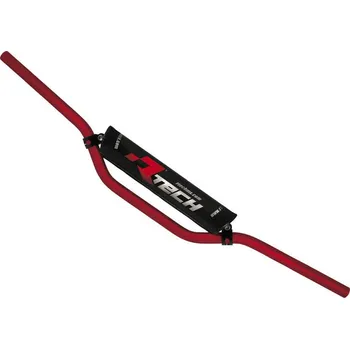Řídítka řídítka (Pit B.) o průměru 22 mm s hrazdou a chráničem, RTECH (červená)