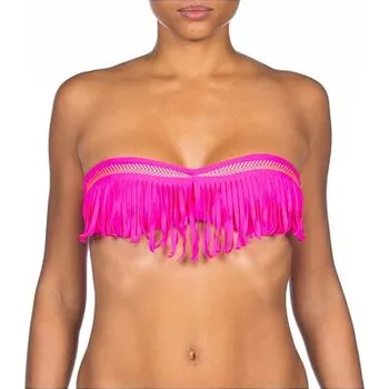 Dámské plavky Plavky Rip Curl BALI DANCER BANDEAU Bright Pink velikost M