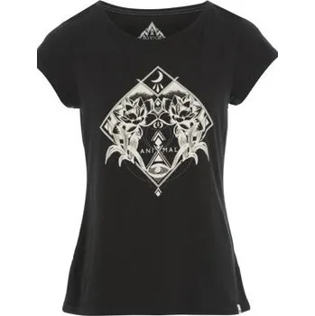 Pánské tričko Tričko Animal LOTUS MOON Shadow Black velikost 10