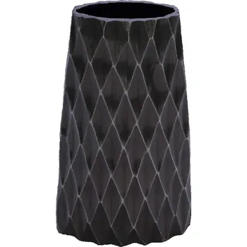 Váza Váza Modern, hliník, šedá, 15x10x26cm|Ego Dekor