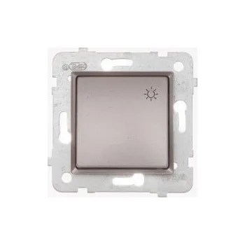 vypínač Jednopólový vypínač pod omítku Polmark, odstíny šedé ŁP-5Q/M.TY