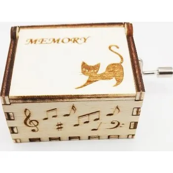 Hudebniny Dřevěný hrací strojek v krabičce - Memory