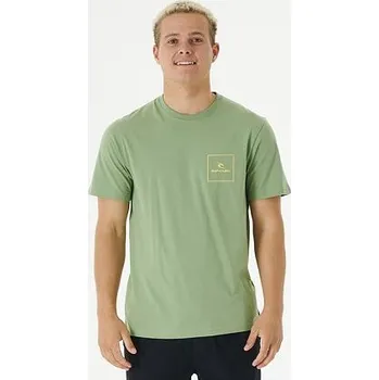 Pánské tričko Tričko Rip Curl CORP ICON TEE Jade velikost XXL