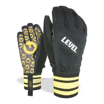 Rukavice Level X-FACTOR Black-Yellow velikost 7,5