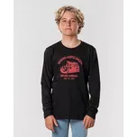 Tričko Rip Curl KLAXON L/S TEE BOY Black velikost 16