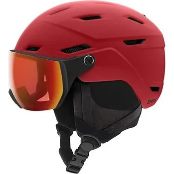 Cyklistická přilba Helma + brýle Smith SURVEY EU Matte Lava / ChromaPop Everyday Red velikost L