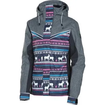 Chlapecká bunda Bunda Rehall CURVE-R-JR. AOP raindeer graphit velikost 116