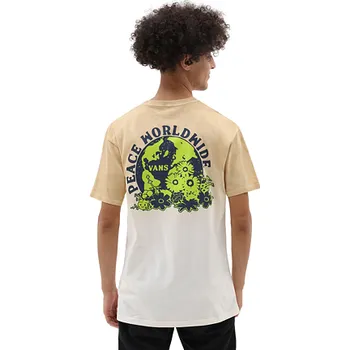 Tričko Vans PEACE WORLDWIDE SS TEE Taos Taupe velikost L