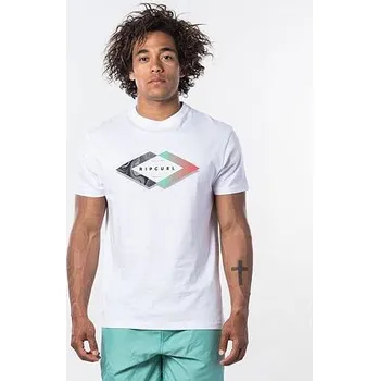 Tričko Rip Curl QUOTED S/S TEE Optical White velikost L