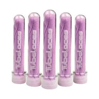 Tkaničky do bot Tkaničky Tubelaces SILVER FLAT Lavendar velikost 90