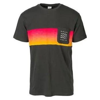 Tričko Rip Curl LINE UP TEE Pirate Black velikost M