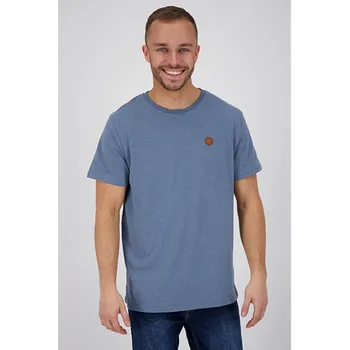 Tričko Alife and Kickin MADDOXAK A Nightblue Melange velikost M