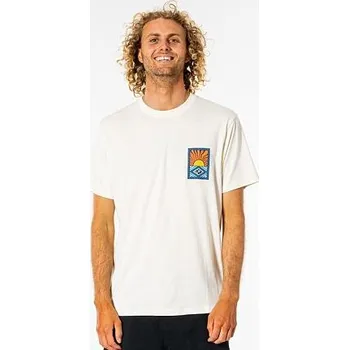 Pánské tričko Tričko Rip Curl SWC HAZED TEE Bone velikost XXL