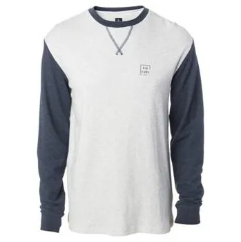 Tričko Rip Curl UNDER CURRENT LS TEE White Marle velikost M