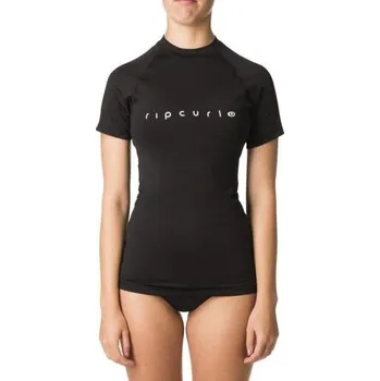 Dámské tričko Lykra Rip Curl SUNNY RAYS RELAXED S/SL Black velikost 10