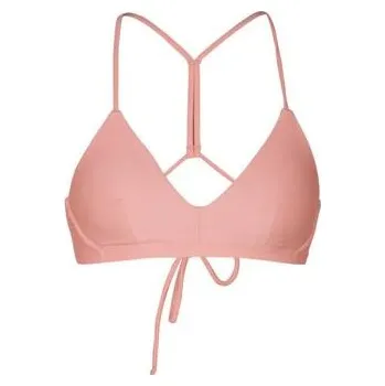 Dámské oblečení Plavky Hurley QUICK DRY SURF TOP Rust Pink velikost L