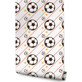 Fototapeta Tapeta pro mládež Fotbal Hvězdičky Proužky Dekor