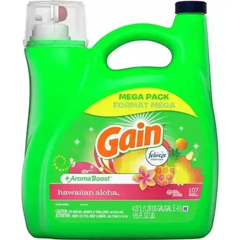 Prací gel Gain Hawaiian Aloha 107 praní - Univerzální gel