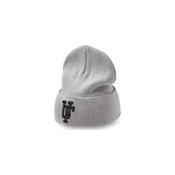 Čepice Zimní čepice Upfront SPINBACK 2 FOLD BEANIE Lt Grey Mel Black velikost O/S