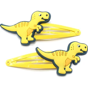 Dětské sponky s dinosaury, 2 ks Barva: žlutá