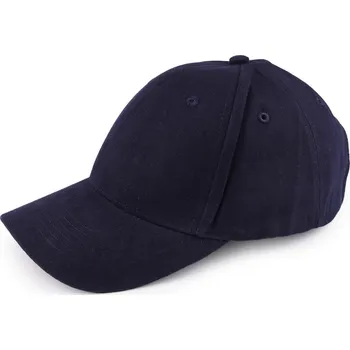 Kšiltovka Bavlněná kšiltovka unisex vhodná k dozdobení - modrá tmavá