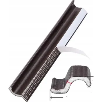 Těsnění do okna a dveří OKENNÍ TĚSNĚNÍ PROTI PRŮVANU A VĚTRU | Černé | 10 metrů