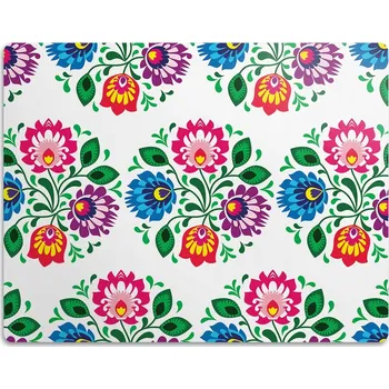 Miska pro psa Pro psa kočku podložka pod misky Lovecké květiny, 60x40