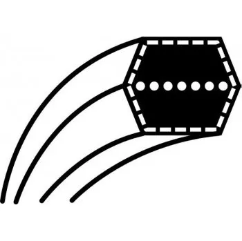 Příslušenství pro zahradní traktor Řemen Castelgarden TC92 - Stiga Estate 92 (13 x 2108 Li) (35065700)