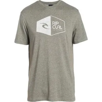 Pánské tričko Tričko Rip Curl 3D ICON SS TEE Dusty Olive Mar velikost S