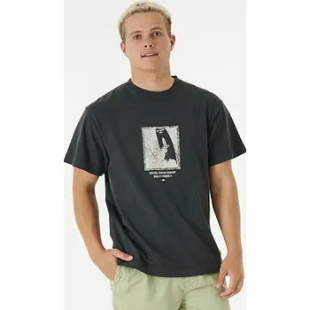 Pánské tričko Tričko Rip Curl QUALITY SURF PRODUCTS CORE TEE Washed Black velikost L