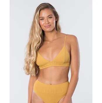 Dámské plavky Plavky Rip Curl PREMIUM SURF FIXED TRI Mustard velikost L