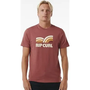 Pánské tričko Tričko Rip Curl SURF REVIVAL CAPTURE TEE Apple Butter velikost XXL
