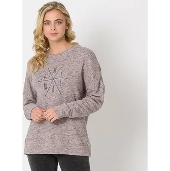 Pánská mikina Mikina Animal HIS N HERS Rose Dust Pink Marl velikost 12