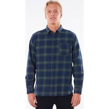 Pánská košile Košile Rip Curl CHECK THIS L/S SHIRT Navy/Green velikost XL