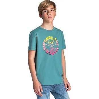 Pánské tričko Tričko Rip Curl COSMIC SS TEE Teal velikost 14