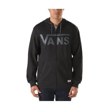 Pánské oblečení Mikina Vans CLASSIC ZIP HOODIE Black Heather/Gravel velikost XXL