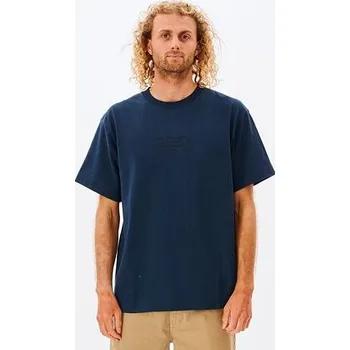 Tričko Rip Curl QUALITY SURF PRODUCTS EMB TEE Dark Navy velikost M