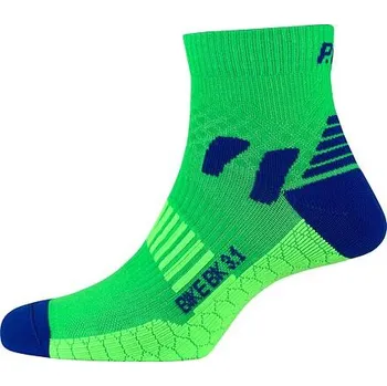 Pánské ponožky Ponožky PAC BK 3.1 BIKE COOL Neon Green velikost 40-43