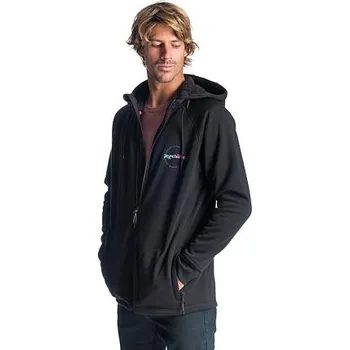 Pánská mikina Mikina Rip Curl CRANKING ANTI-SERIES FLEECE Black velikost S