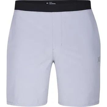 Pánské oblečení šortky Hurley ALPHA TRAINER SOLID 18.5 Wolf Grey velikost XL