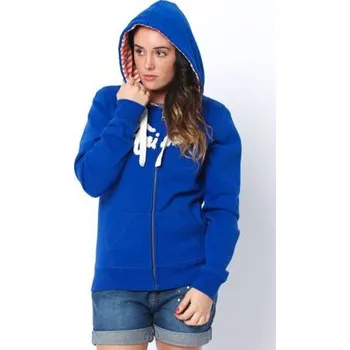 Dámské oblečení Mikina Animal FULL ZIP APPLIQUE Cobalt Blue velikost 10