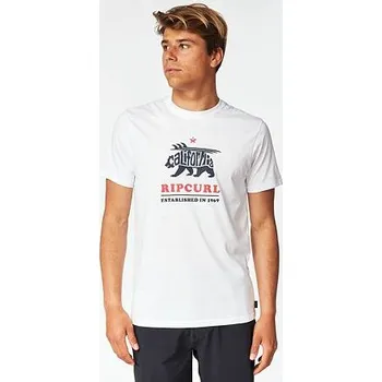 Pánské tričko Tričko Rip Curl DESTI ANIMALS TEE White velikost L